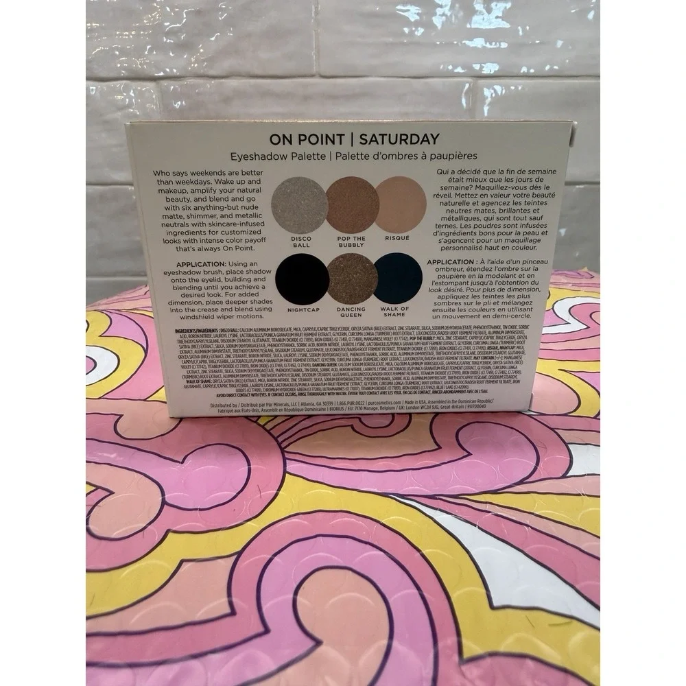 PUR Saturday Eyeshadow, Palette On Point, 6‎ Shades, 0.23 Oz